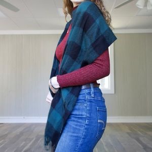 Plaid Long Scarf